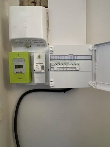 Tableau électrique d'un logement à Dijon